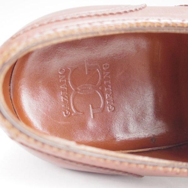 極上★(英)ガジアーノ&ガーリング 5.5E【定価￥275,000-★ダイヤモンドキャップトゥ/SAVOY】MH71ラスト/カーフ/茶/GAZIANO&GIRLING★m776