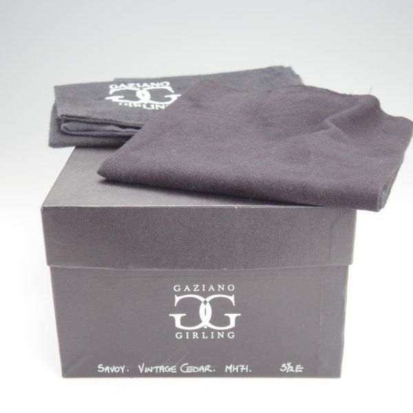 極上★(英)ガジアーノ&ガーリング 5.5E【定価￥275,000-★ダイヤモンドキャップトゥ/SAVOY】MH71ラスト/カーフ/茶/GAZIANO&GIRLING★m776