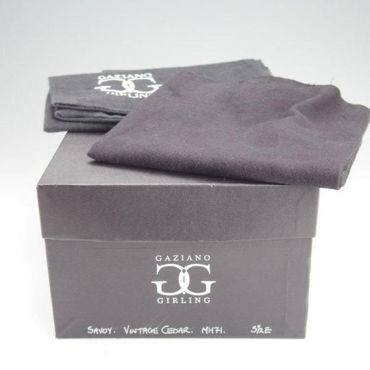 極上★(英)ガジアーノ&ガーリング 5.5E【定価￥275,000-★ダイヤモンドキャップトゥ/SAVOY】MH71ラスト/カーフ/茶/GAZIANO&GIRLING★m776