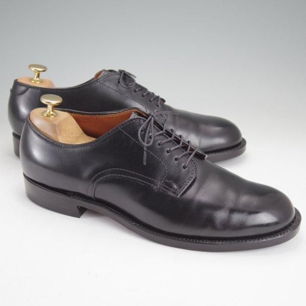 極美品★オールデン 8D【定価￥166,100-★ミリタリーラスト/53711】プレーントゥ/カーフ/黒/メンズ/ALDEN★m778