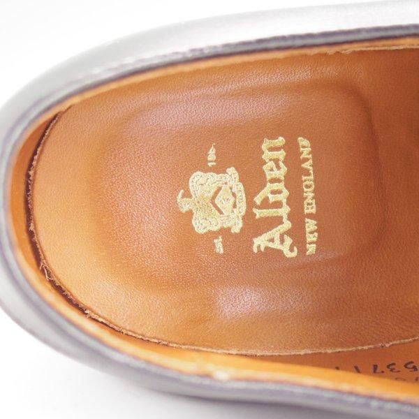 極美品★オールデン 8D【定価￥166,100-★ミリタリーラスト/53711】プレーントゥ/カーフ/黒/メンズ/ALDEN★m778