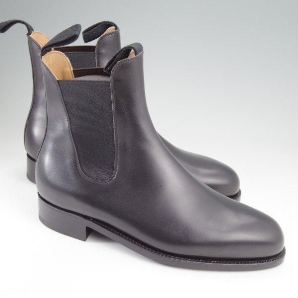 未使用★J.M.ウエストン 6E【定価￥198,000-★サイドゴアブーツ/705】39ラスト/ボックスカーフ/黒/メンズ/Weston/ウェストン★m804