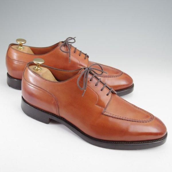 ★エドワードグリーン 7.5E【現行定価￥273,900-★DOVER/ドーバー/202ラスト】Uチップ/カーフ/茶/チェスナット/EDWARD GREEN★m813