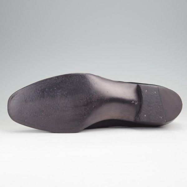 極美品★(伊)エンツォ・ボナフェ SIZE 7.5【定価￥143,000-★ビームス別注/(英)C.F.ステッド社のスーパーバック/BRONZINO】黒/メンズ★m814