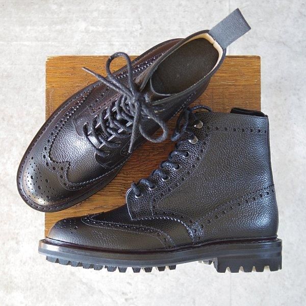 未使用★チャーチ 60G/UK6【定価￥155,100-★Mc FARLANE LW/(伊)St.Moritz社製ソール】133ラスト/ブーツ/グレインレザー/黒/Church's★m817