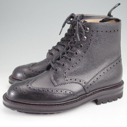 未使用★チャーチ 60G/UK6【定価￥155,100-★Mc FARLANE LW/(伊)St.Moritz社製ソール】133ラスト/ブーツ/グレインレザー/黒/Church's★m817