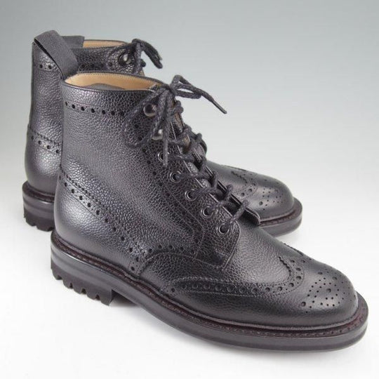 未使用★チャーチ 60G/UK6【定価￥155,100-★Mc FARLANE LW/(伊)St.Moritz社製ソール】133ラスト/ブーツ/グレインレザー/黒/Church's★m817