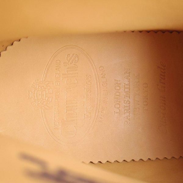 未使用★チャーチ 60G/UK6【定価￥155,100-★Mc FARLANE LW/(伊)St.Moritz社製ソール】133ラスト/ブーツ/グレインレザー/黒/Church's★m817