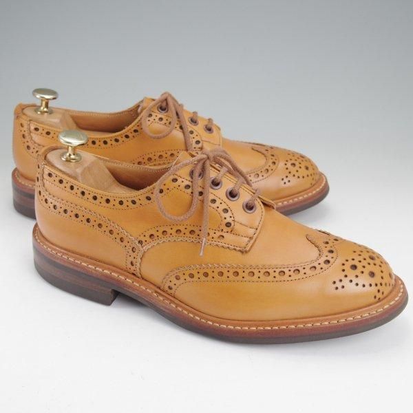 極上★トリッカーズ SIZE 6【定価￥121,000-★ダイナイトソール/BOURTON/エイコンアンティーク】カントリーシューズ/薄茶/Tricker's★m822