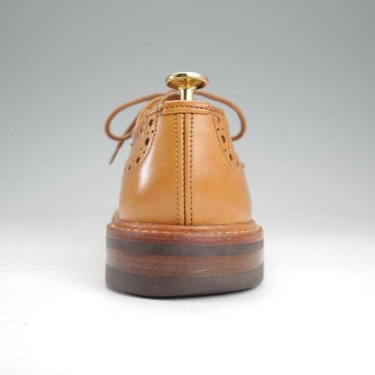 極上★トリッカーズ SIZE 6【定価￥121,000-★ダイナイトソール/BOURTON/エイコンアンティーク】カントリーシューズ/薄茶/Tricker's★m822
