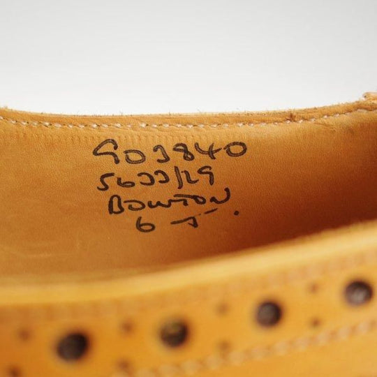 極上★トリッカーズ SIZE 6【定価￥121,000-★ダイナイトソール/BOURTON/エイコンアンティーク】カントリーシューズ/薄茶/Tricker's★m822