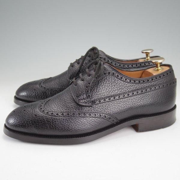 極上★チャーチ UK6.5程度【貴重★2都市ロゴ(〜70's)/RANCH OXHIDE仕様/旧チャーチ】COTSWOLD/149ラスト/フルブローグ/黒/Church's★m827