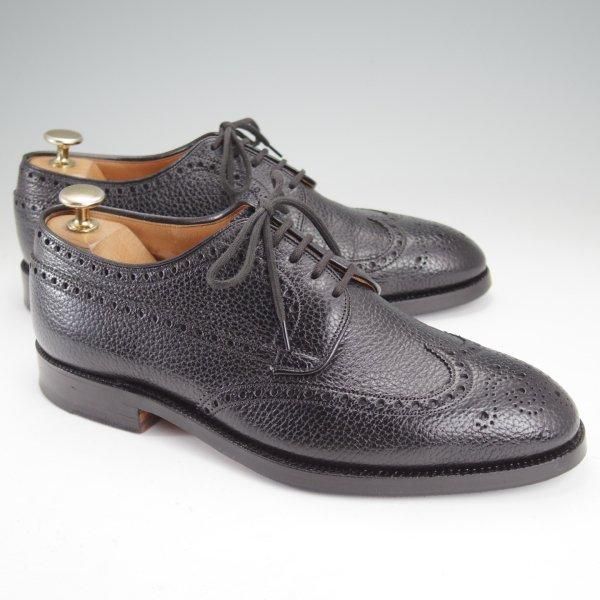 極上★チャーチ UK6.5程度【貴重★2都市ロゴ(〜70's)/RANCH OXHIDE仕様/旧チャーチ】COTSWOLD/149ラスト/フルブローグ/黒/Church's★m827