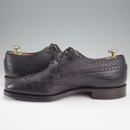 極上★チャーチ UK6.5程度【貴重★2都市ロゴ(〜70's)/RANCH OXHIDE仕様/旧チャーチ】COTSWOLD/149ラスト/フルブローグ/黒/Church's★m827