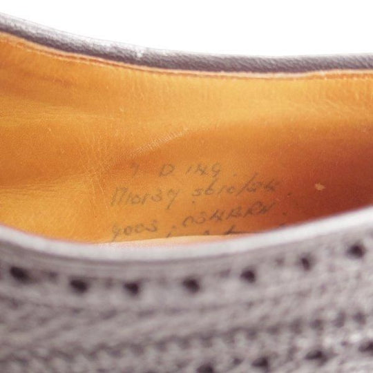 極上★チャーチ UK6.5程度【貴重★2都市ロゴ(〜70's)/RANCH OXHIDE仕様/旧チャーチ】COTSWOLD/149ラスト/フルブローグ/黒/Church's★m827