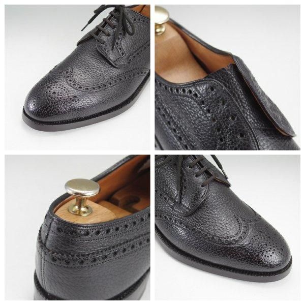 極上★チャーチ UK6.5程度【貴重★2都市ロゴ(〜70's)/RANCH OXHIDE仕様/旧チャーチ】COTSWOLD/149ラスト/フルブローグ/黒/Church's★m827