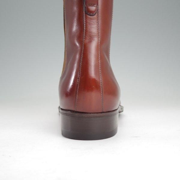 極上★(伊)タニノクリスチー SIZE 7.5【定価15万円以上★サイドゴアブーツ/514】カーフ/茶/メンズ/TANINO CRISCI★m828