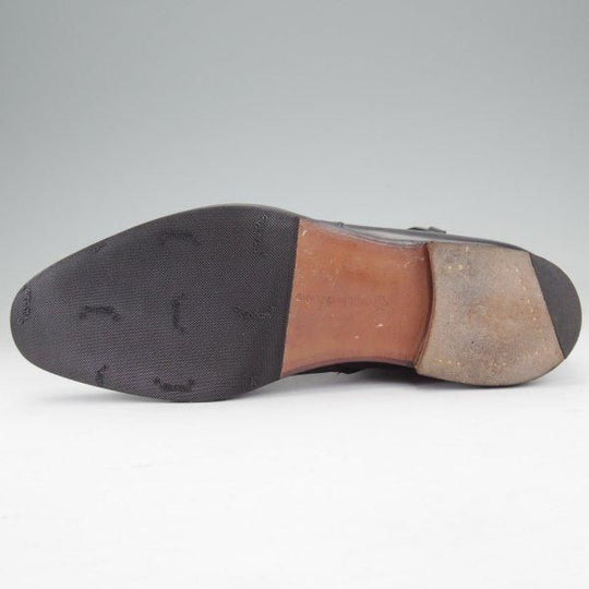 美品★エドワードグリーン UK5程度/5.5C【現行定価￥273,900-★ジョッパーブーツ/GRESHAM/旧ロゴ】82ラスト/黒/メンズ/EDWARD GREEN★m829