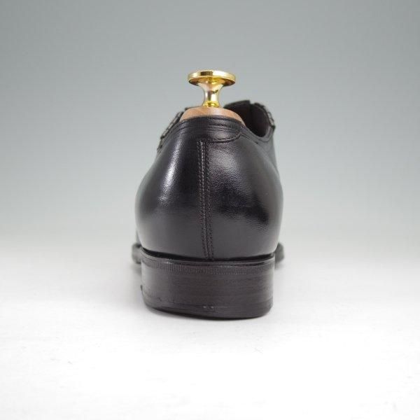 ★(浅草)RENDO/レンド SIZE 7.5【定価￥68,200-★サイドエラスティック/7703】770ラスト/カーフ/黒/メンズ★m832