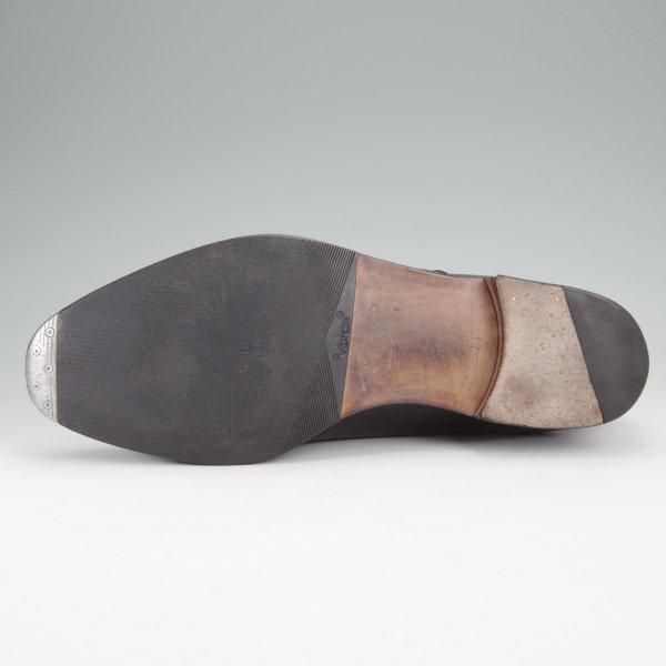 ★(浅草)RENDO/レンド SIZE 7.5【定価￥68,200-★サイドエラスティック/7703】770ラスト/カーフ/黒/メンズ★m832