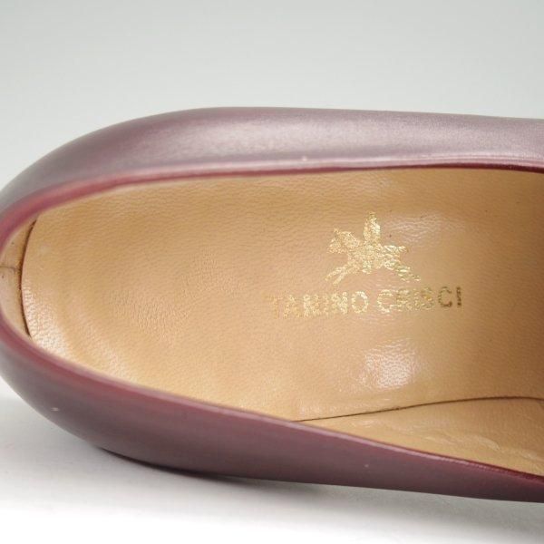 ★(伊)タニノクリスチー SIZE 5.5【定価15万円以上★ストラップローファー/赤茶】スリッポン/カーフ/メンズ/TANINO CRISCI★m833