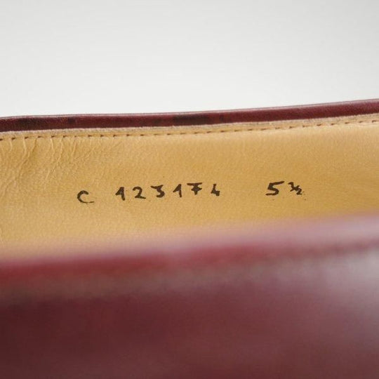 ★(伊)タニノクリスチー SIZE 5.5【定価15万円以上★ストラップローファー/赤茶】スリッポン/カーフ/メンズ/TANINO CRISCI★m833