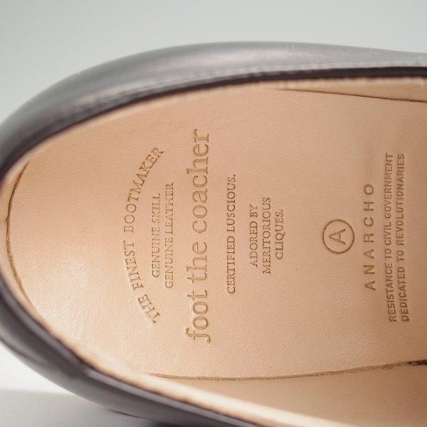 極美品★フットザコーチャー SIZE 7【定価￥52,800-★S.S.SHOES/プレーントゥ】2034001/黒/メンズ/foot the coacher★m834