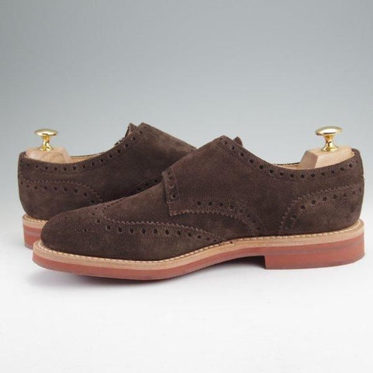 未使用★チャーチ 65G/UK6.5【貴重★Otter Proof(撥水スエード)仕様/ KELBY 3】81ラスト/ダブルモンク/濃茶/メンズ/Church's★m836