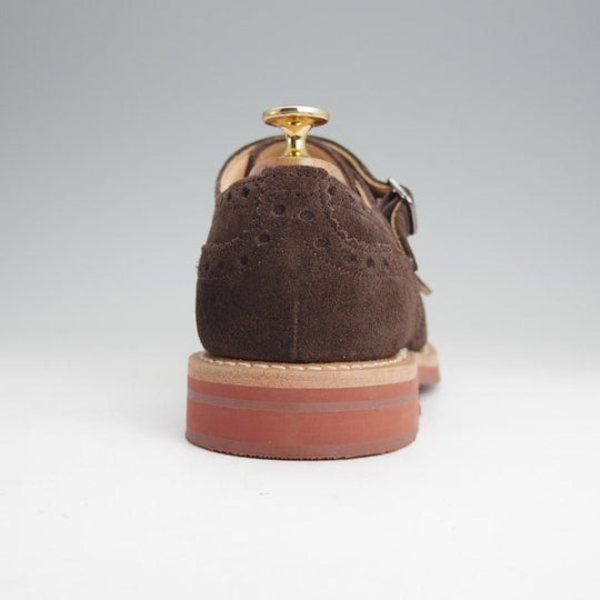 未使用★チャーチ 65G/UK6.5【貴重★Otter Proof(撥水スエード)仕様/ KELBY 3】81ラスト/ダブルモンク/濃茶/メンズ/Church's★m836