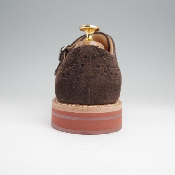 未使用★チャーチ 65G/UK6.5【貴重★Otter Proof(撥水スエード)仕様/ KELBY 3】81ラスト/ダブルモンク/濃茶/メンズ/Church's★m836