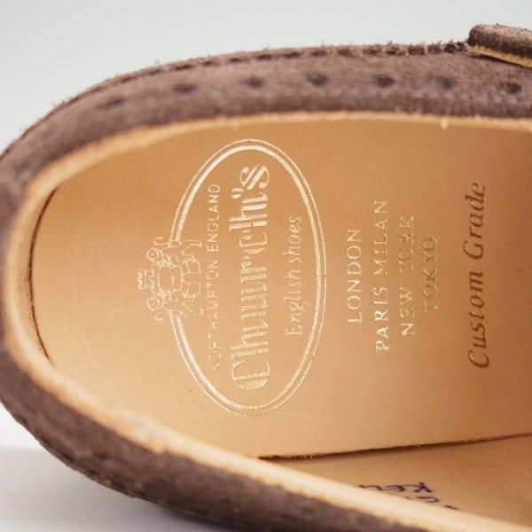 未使用★チャーチ 65G/UK6.5【貴重★Otter Proof(撥水スエード)仕様/ KELBY 3】81ラスト/ダブルモンク/濃茶/メンズ/Church's★m836