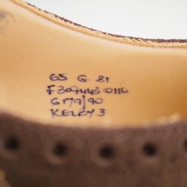 未使用★チャーチ 65G/UK6.5【貴重★Otter Proof(撥水スエード)仕様/ KELBY 3】81ラスト/ダブルモンク/濃茶/メンズ/Church's★m836