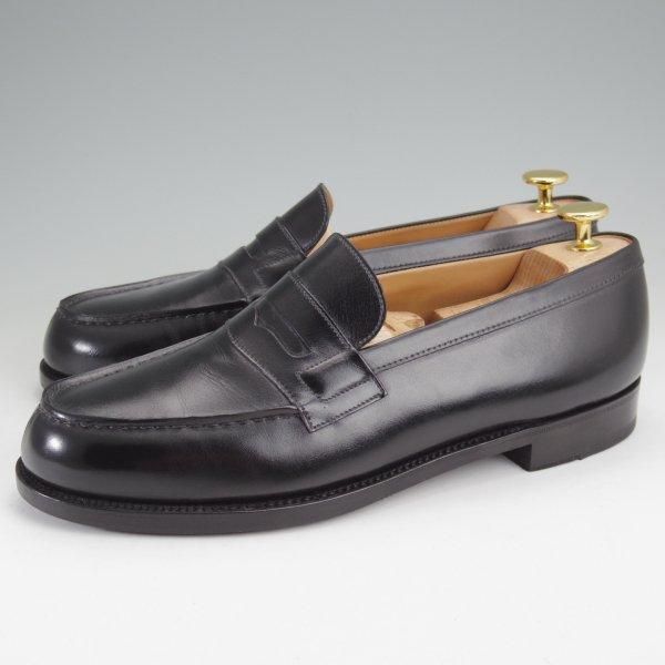 美品★J.M.ウエストン 6.5C【定価￥151,800-★180/コインローファー】41ラスト/ボックスカーフ/黒/Weston/ウェストン★m841