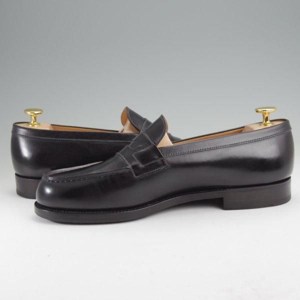 美品★J.M.ウエストン 6.5C【定価￥151,800-★180/コインローファー】41ラスト/ボックスカーフ/黒/Weston/ウェストン★m841