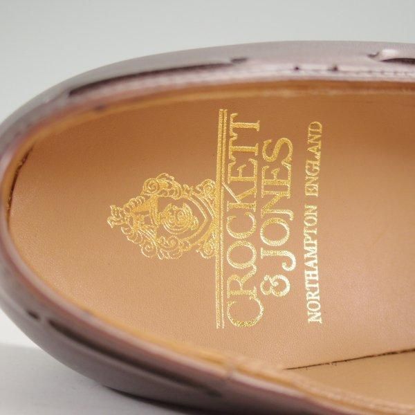 未使用★クロケット&ジョーンズ 7E【定価￥126,500-★CAVENDISH 2/キャベンディッシュ】325ラスト/タッセルローファー/カーフ/濃茶★m843