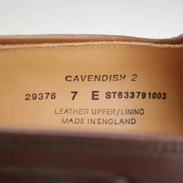 未使用★クロケット&ジョーンズ 7E【定価￥126,500-★CAVENDISH 2/キャベンディッシュ】325ラスト/タッセルローファー/カーフ/濃茶★m843