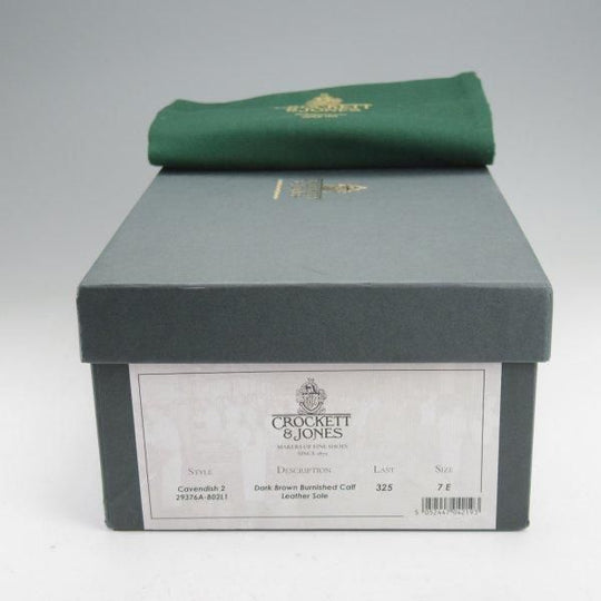 未使用★クロケット&ジョーンズ 7E【定価￥126,500-★CAVENDISH 2/キャベンディッシュ】325ラスト/タッセルローファー/カーフ/濃茶★m843