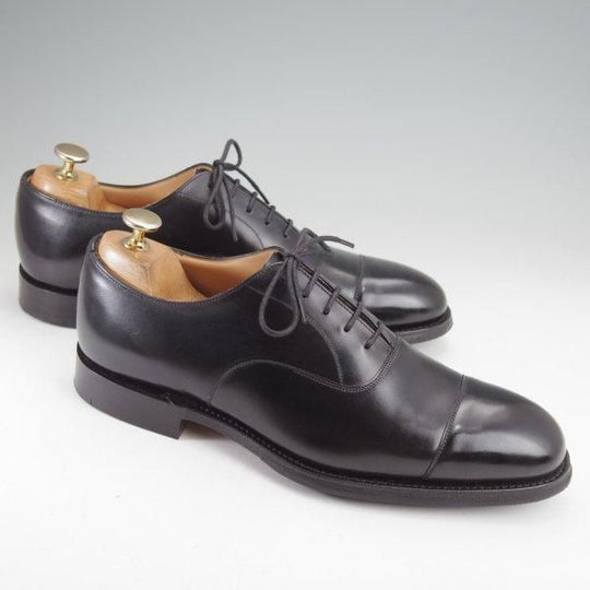 極美品★チャーチ 65F/UK6.5【定価￥176,000-★コンサル/CONSUL】173ラスト/ストレートチップ/黒/メンズ/Church's★m844