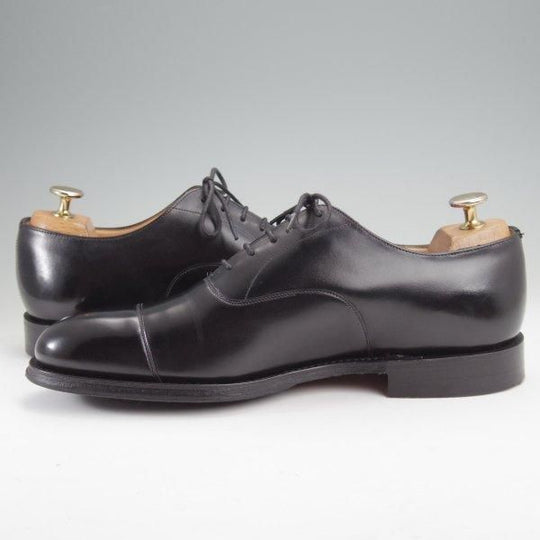 極美品★チャーチ 65F/UK6.5【定価￥176,000-★コンサル/CONSUL】173ラスト/ストレートチップ/黒/メンズ/Church's★m844