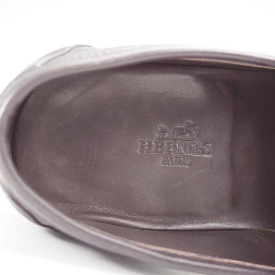 極美品★ジョンロブ SIZE 5.5【貴重★エルメス別注/HERMES/ミュージアムカーフ】HENRI/H513ラスト/コインローファー/黒/JOHN LOBB★m846