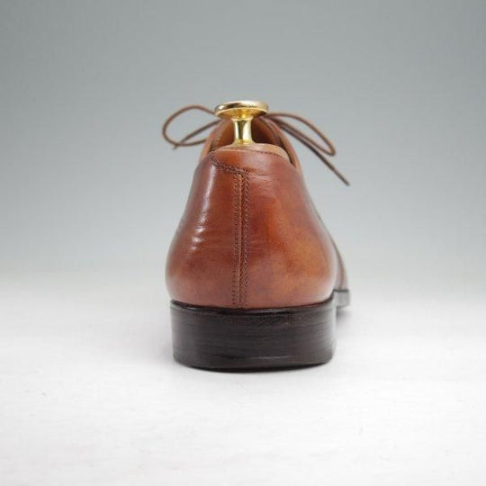 ★(仏)ベルルッティ SIZE 9.5【貴重★タトゥ・コレクション/茶系パティーヌ】ダービーシューズ/カーフ/メンズ/Berluti★m848