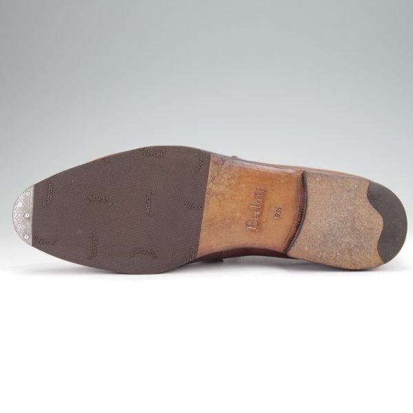 ★(仏)ベルルッティ SIZE 9.5【貴重★タトゥ・コレクション/茶系パティーヌ】ダービーシューズ/カーフ/メンズ/Berluti★m848