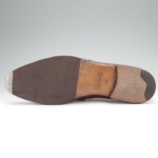 ★(仏)ベルルッティ SIZE 9.5【貴重★タトゥ・コレクション/茶系パティーヌ】ダービーシューズ/カーフ/メンズ/Berluti★m848