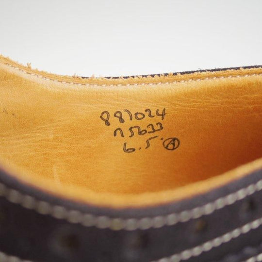 極上★トリッカーズ SIZE 6【定価￥132,000-★BOURTON/バートン】M5633/カントリーシューズ/スエード/紺/Tricker's★m850