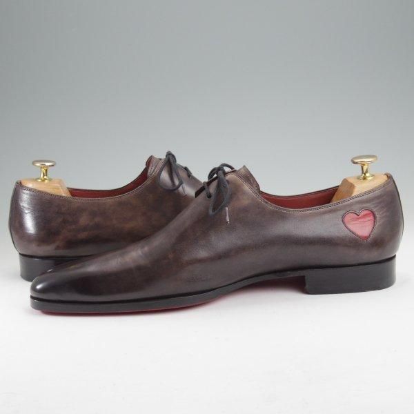 ★(スペイン製)マグナーニ SIZE 43【現行定価8万円程度★オパンケ/ボロネーゼ製法】15740/Vフロント/プレーントゥ/灰/MAGNANNI★m851