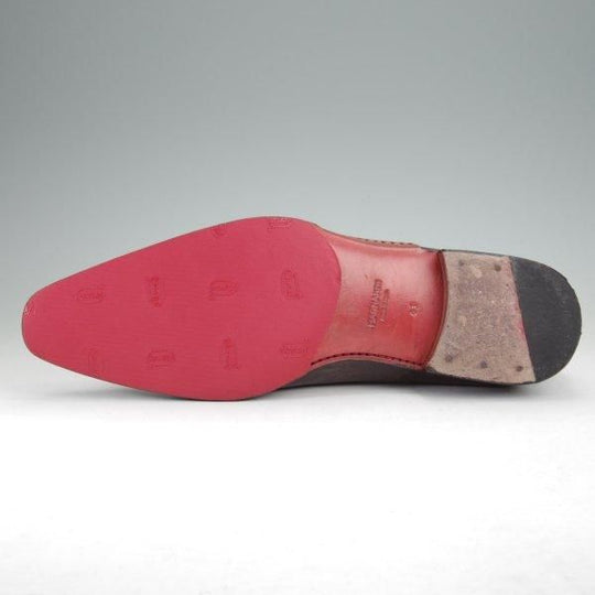 ★(スペイン製)マグナーニ SIZE 43【現行定価8万円程度★オパンケ/ボロネーゼ製法】15740/Vフロント/プレーントゥ/灰/MAGNANNI★m851