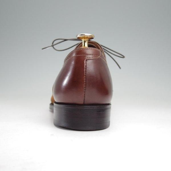 極上★(英)グレンソン 8.5F【コンビ仕様★クォーターブローグ】カーフ×スエード/濃茶×茶/メンズ/GRENSON★m853