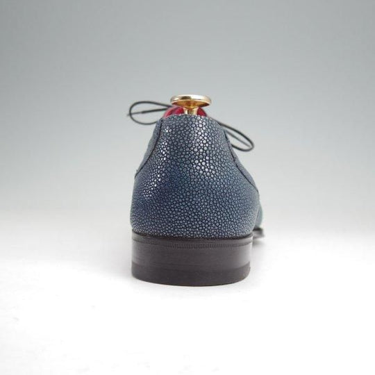 極美品★(伊)エンツォ・ボナフェ SIZE 40.5【オーダー時価格40万円程度★ガルーシャ(エイ革)/純正ツリー付】9分仕立て/Enzo Bonafe★m855