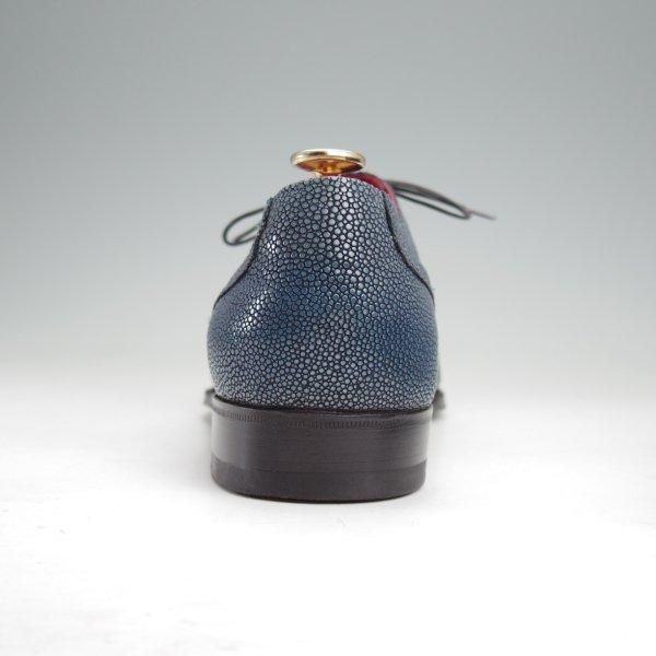 極美品★(伊)エンツォ・ボナフェ SIZE 40.5【オーダー時価格40万円程度★ガルーシャ(エイ革)/純正ツリー付】9分仕立て/Enzo Bonafe★m855