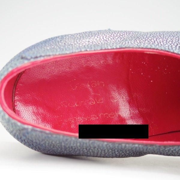 極美品★(伊)エンツォ・ボナフェ SIZE 40.5【オーダー時価格40万円程度★ガルーシャ(エイ革)/純正ツリー付】9分仕立て/Enzo Bonafe★m855
